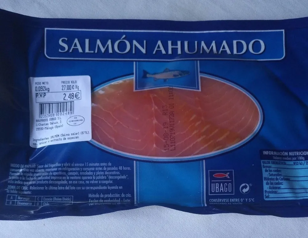 Salmon ahumado