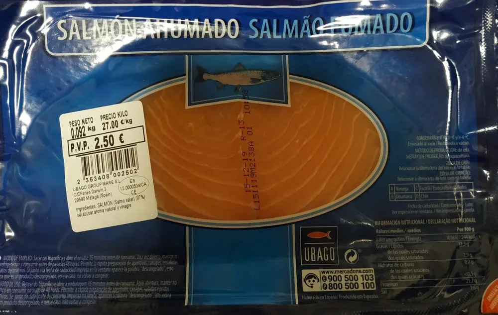 Salmón ahumado