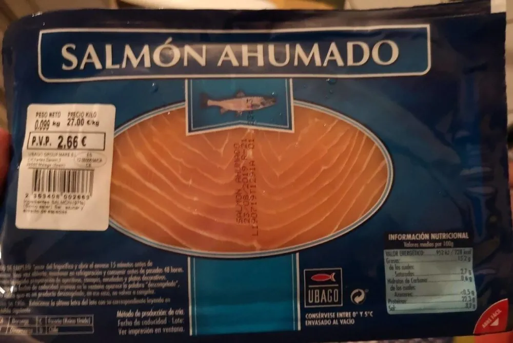 Salmon ahumado