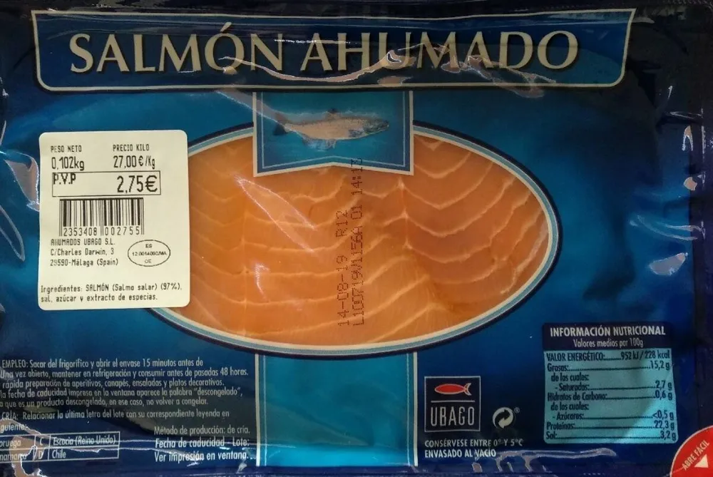 Salmón ahumado
