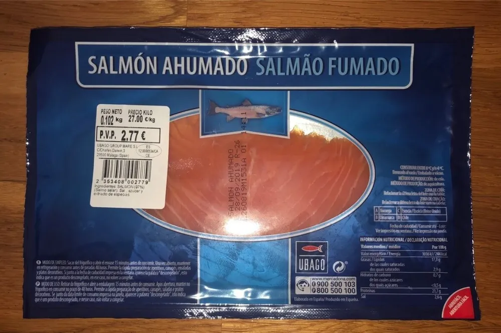 Salmón ahumado