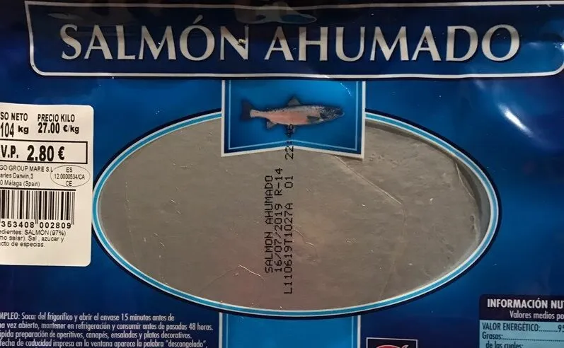 Salmón ahumado