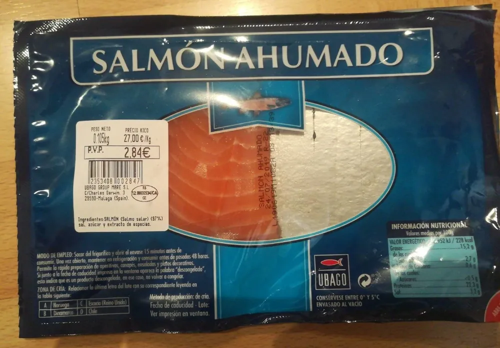 Salmón ahumado