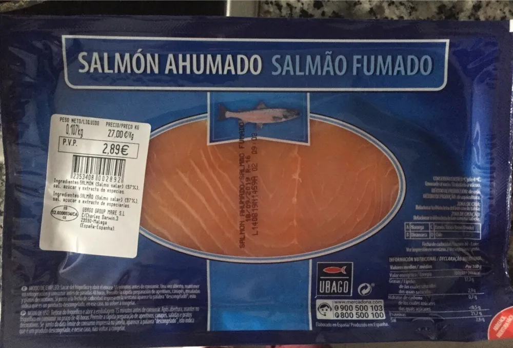 Salmon ahumado
