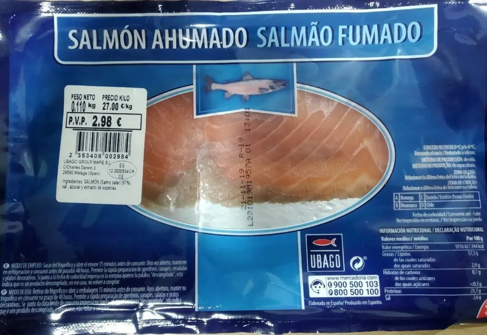 Salmón ahumado