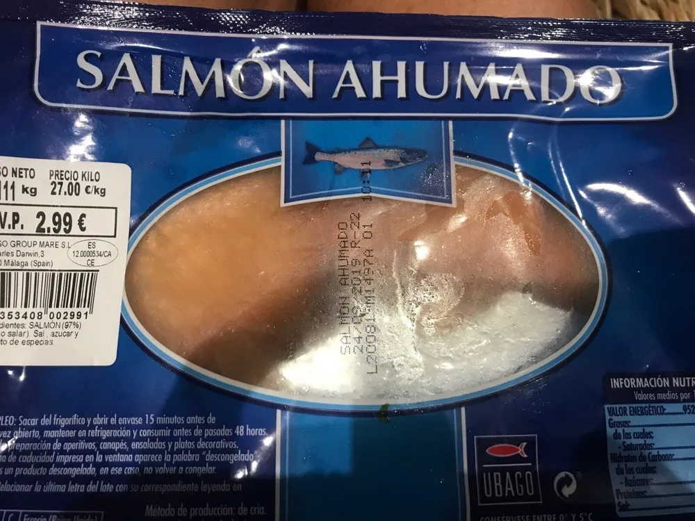Salmon ahumado