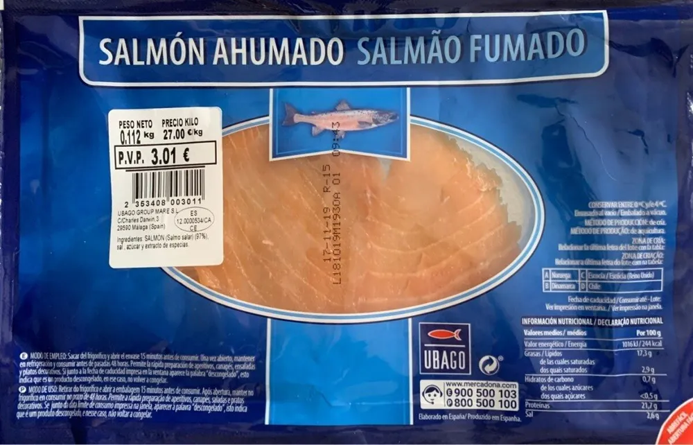 Salmón ahumado
