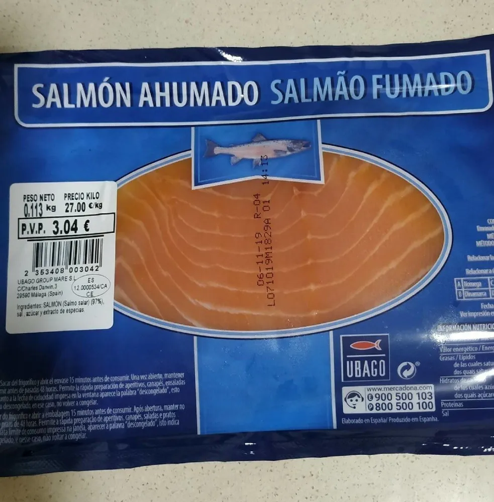 Salmón ahumado
