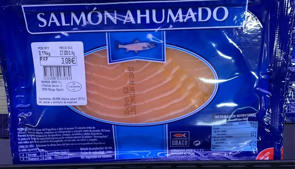Salmón ahumado