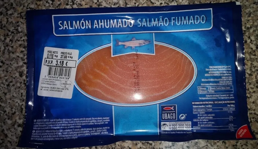Salmón ahumado