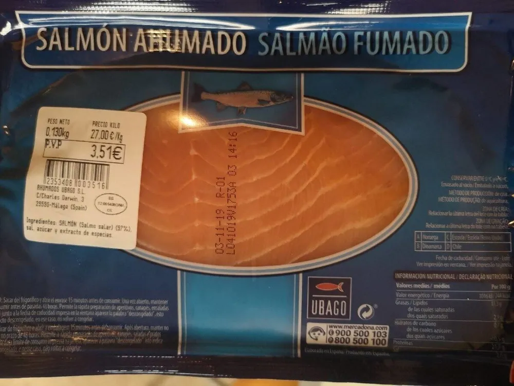 Salmon ahumado