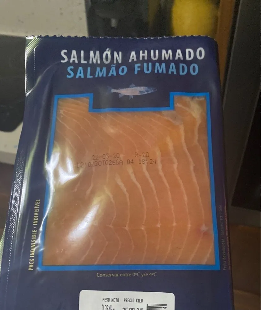 Salmon ahumado