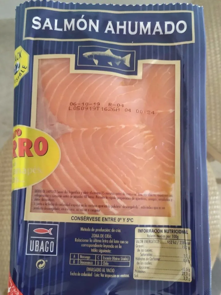 Salmón ahumado
