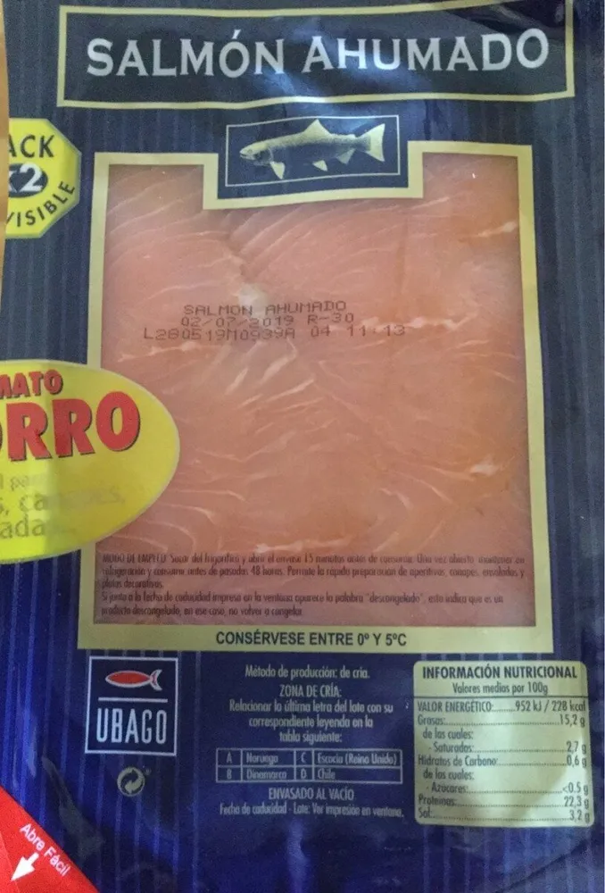 Salmón ahumado