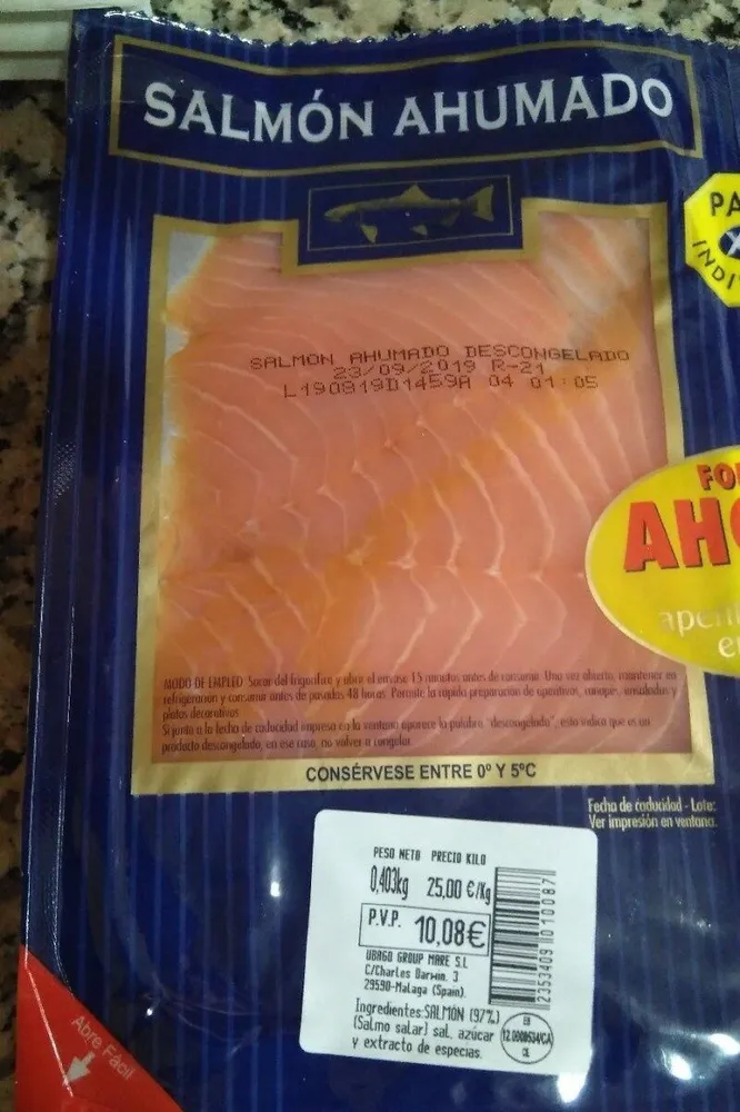 Salmón ahumado