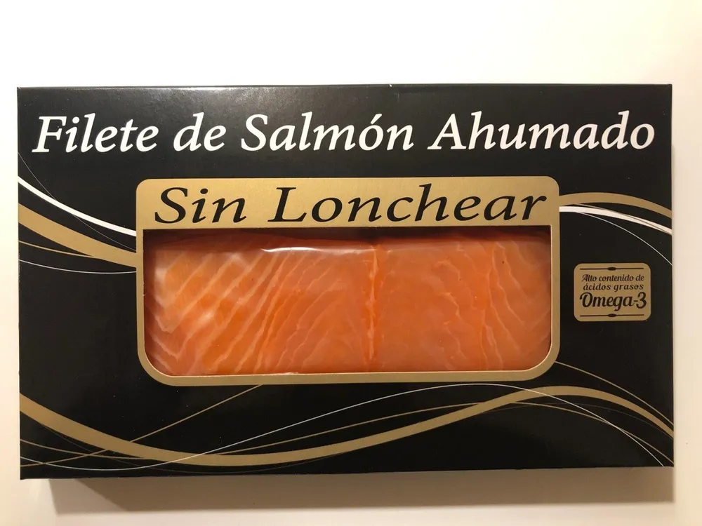 Filete de salmón ahumado sin lonchear