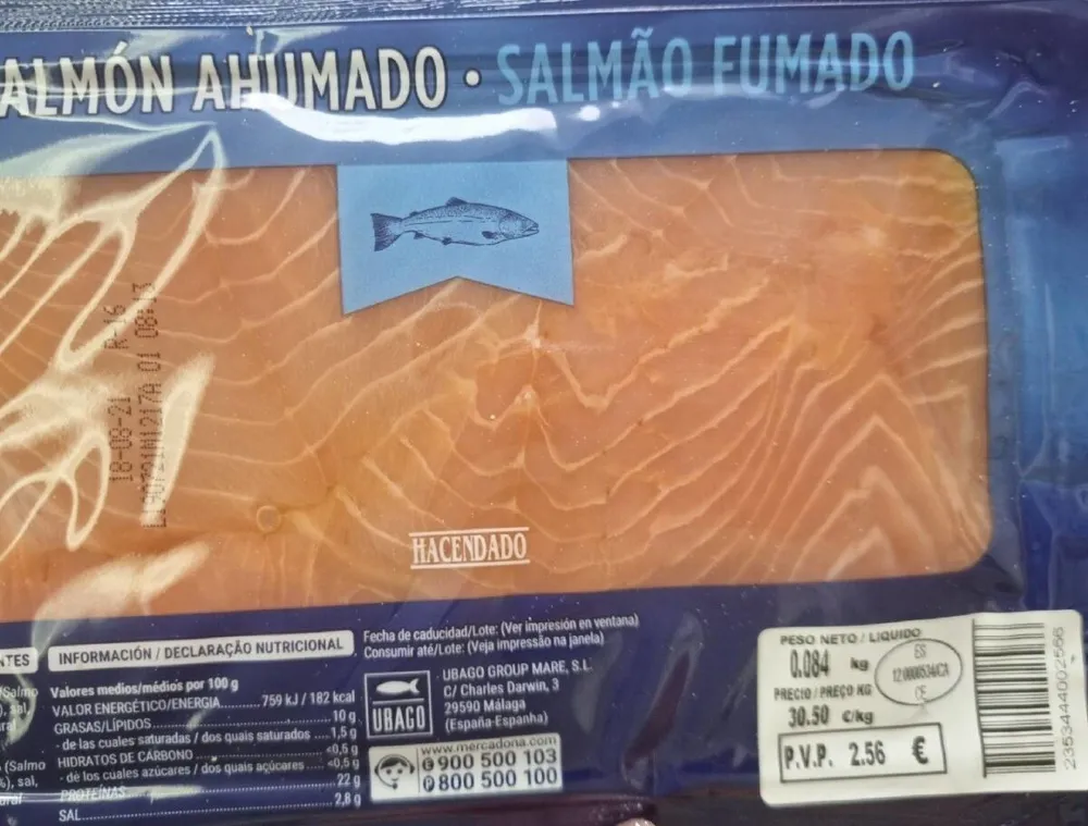 Salmón ahumado
