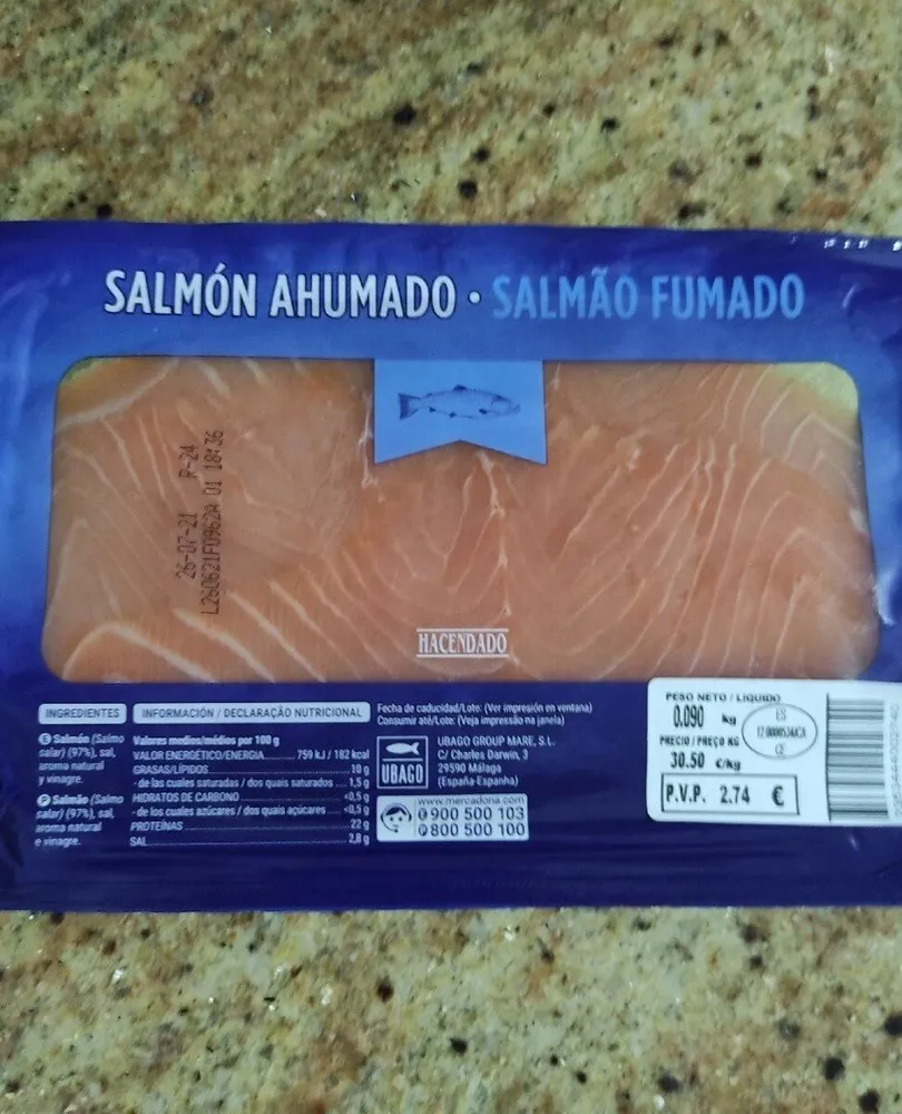 Salmón ahumado
