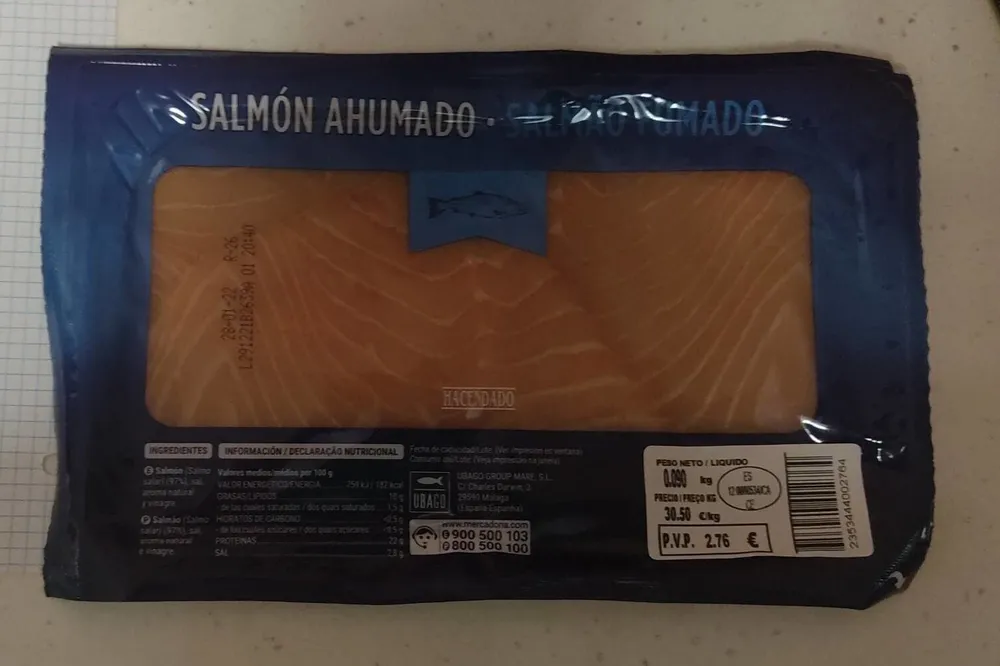 Salmón ahumado