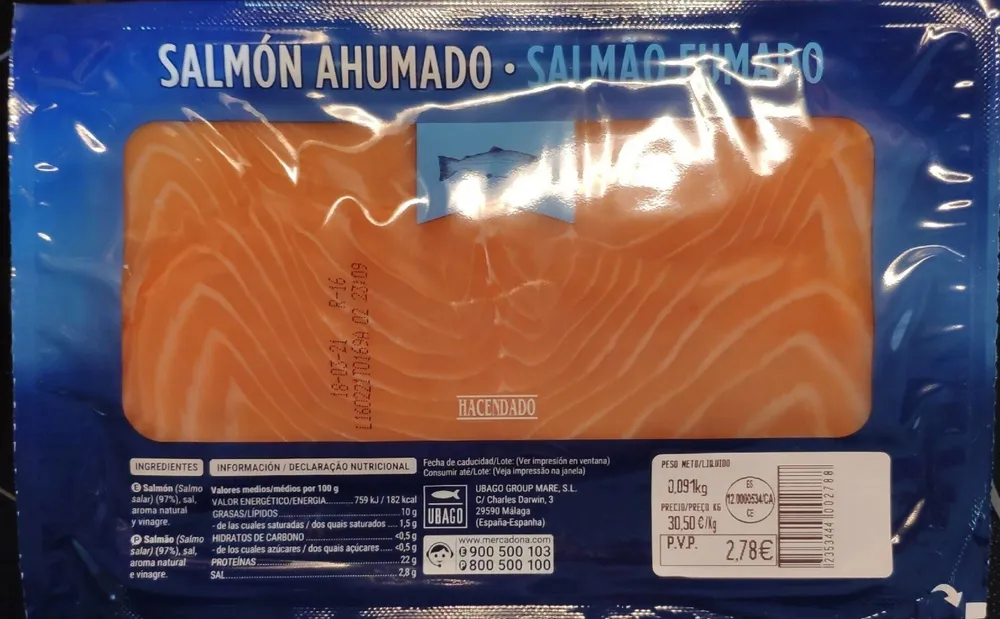 Salmón ahumado