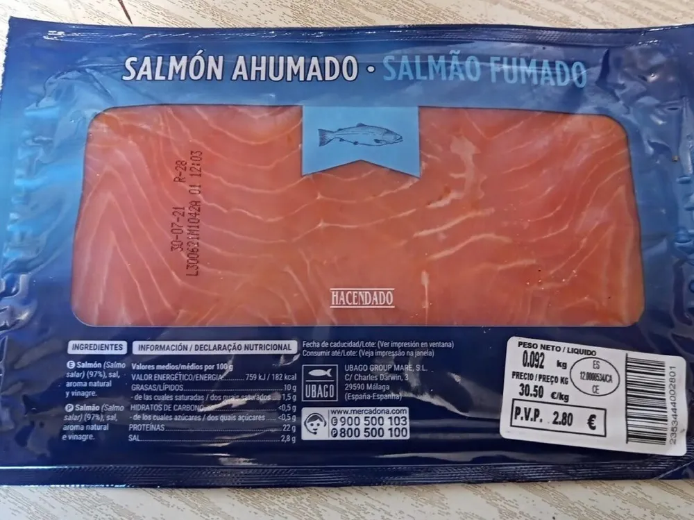 Salmón ahumado