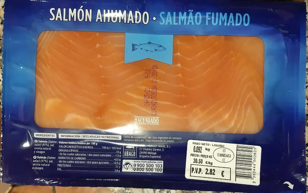 Salmon ahumado
