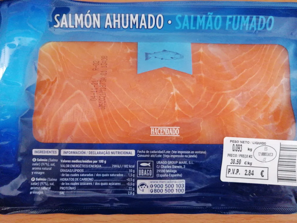 Salmón ahumado
