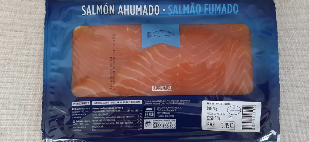 Salmón ahumado
