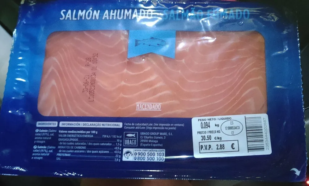 Salmón ahumado