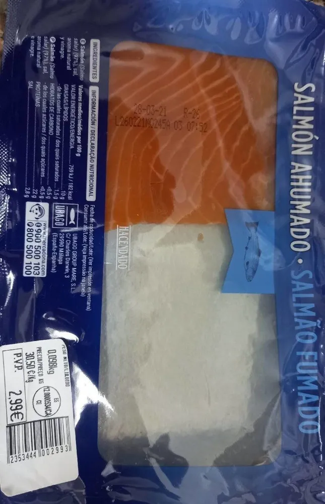 Salmon ahumado
