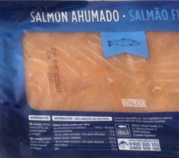 Salmon ahumado