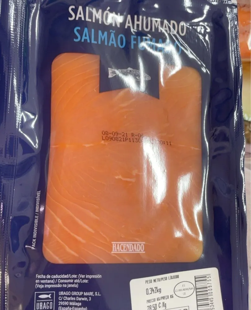 Salmon ahumado