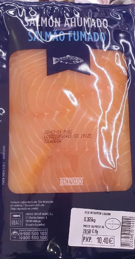 Salmón ahumado