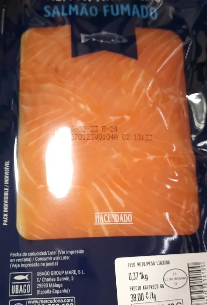 Salmón ahumado mercadona