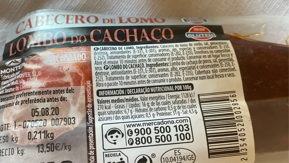 Cabecero de lomo