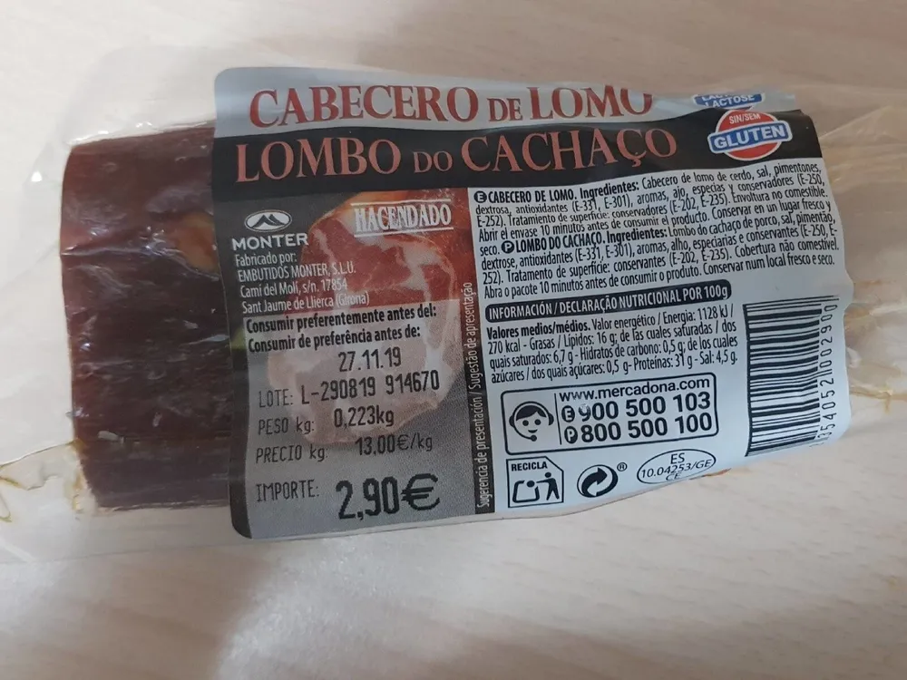 Cabecero de lomo