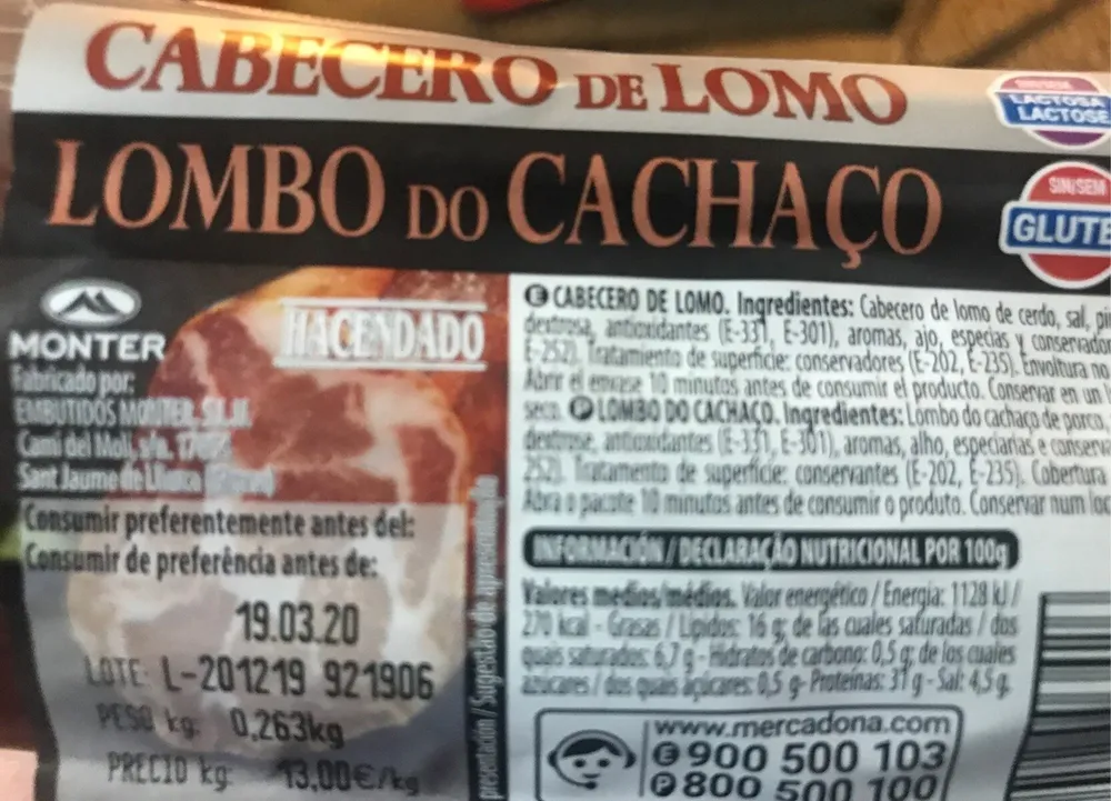 Cabecero de lomo
