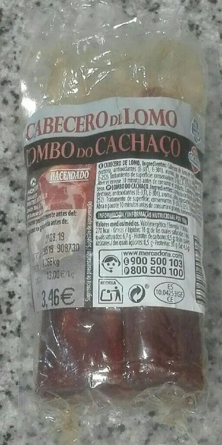 Cabecero de lomo