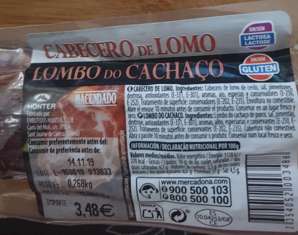 Cabecero de lomo