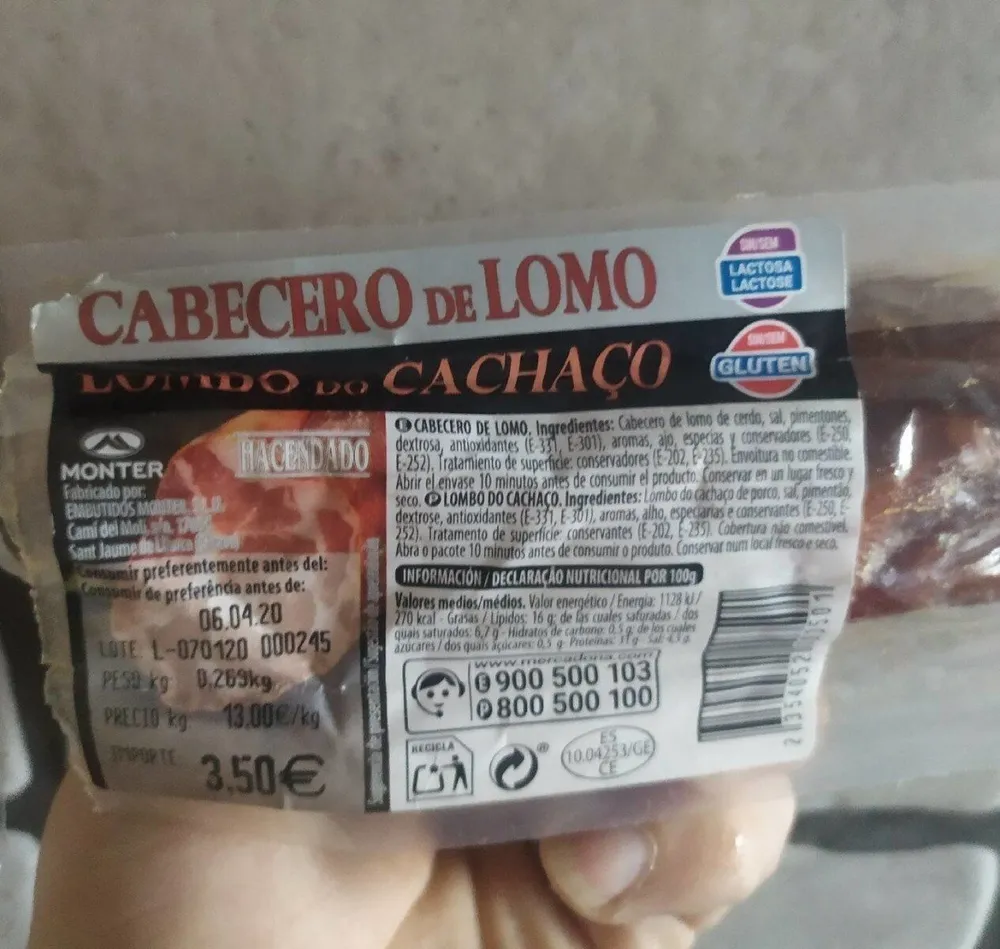 cabecero de lomo