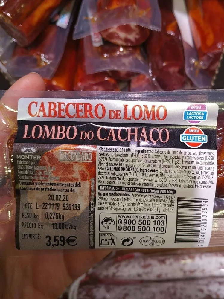 Cabecero de lomo