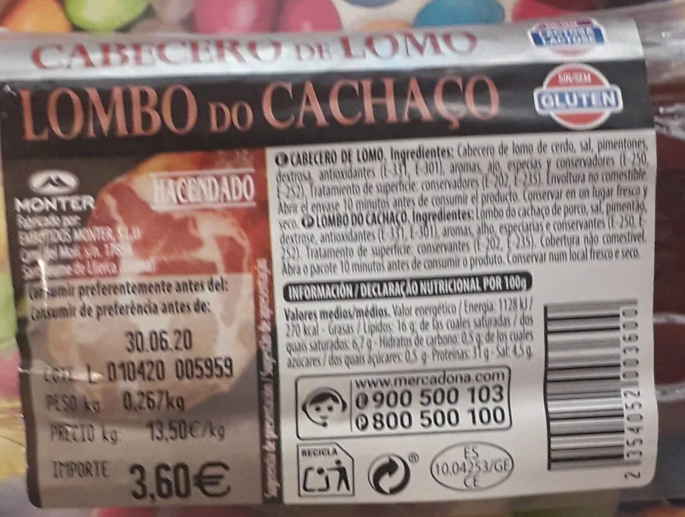 Cabecero de lomo