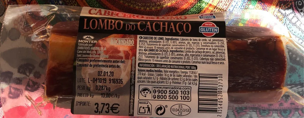 Cabecero de lomo