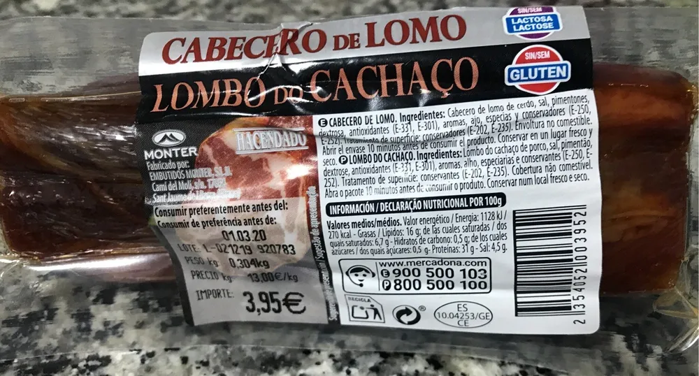Cabecero de lomo