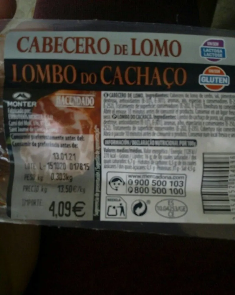 Cabecero de lomo