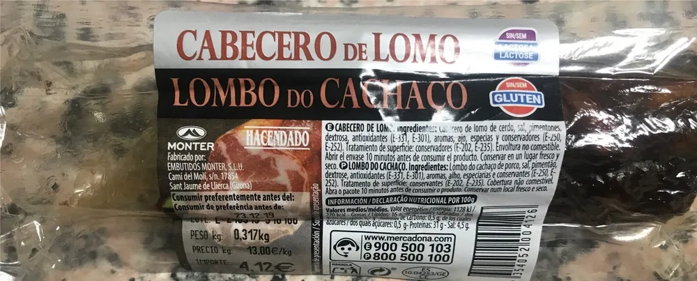 Cabecero de lomo