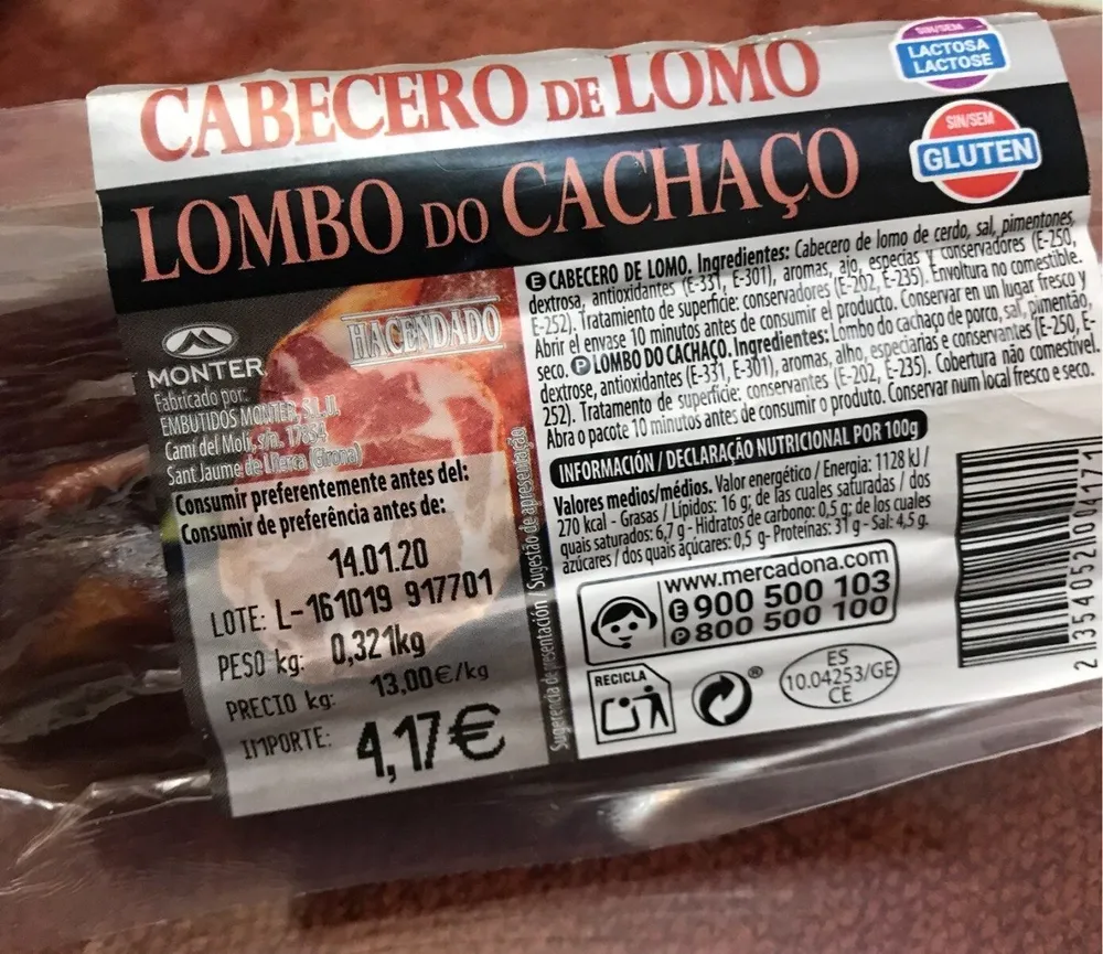 Cabecero de lomo