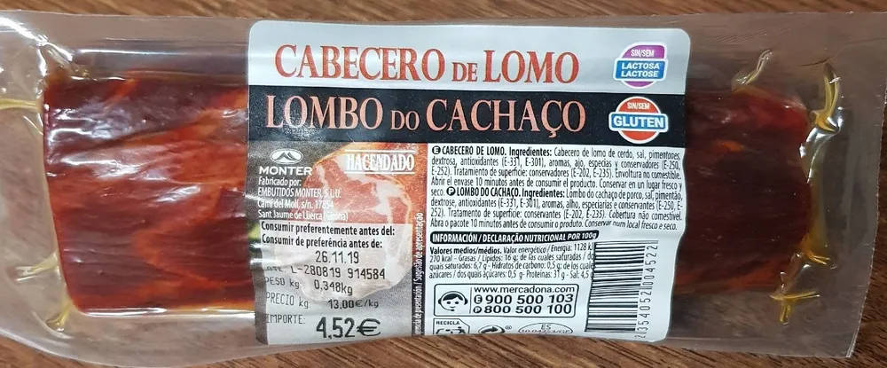 Cabecero de lomo