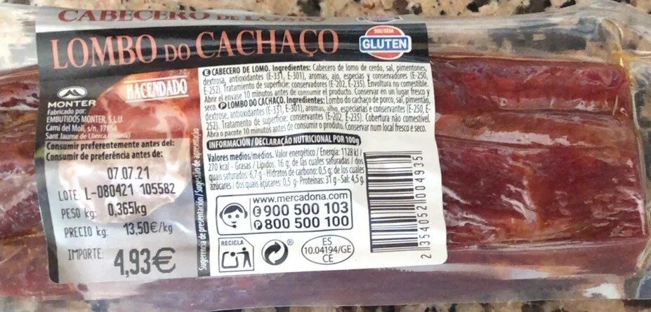 cabecero de lomo