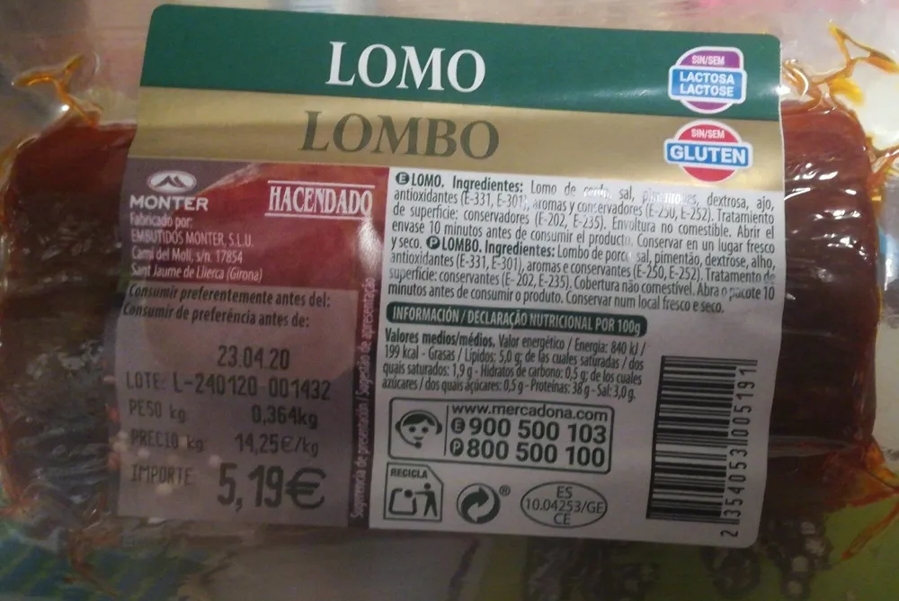 Lomo embuchado